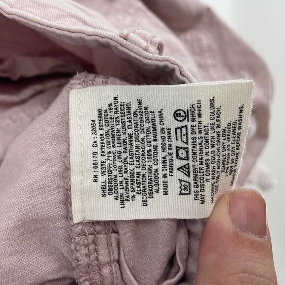 Anthropologie Dusty Pink The Wanderer Khaki Skinny Utility Pant Women 27 - Picture 6 of 7